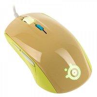 steelseries rival 100 optical gaming mouse gaia green