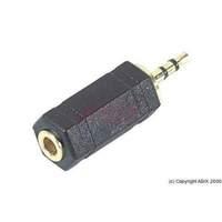 stereo audio adapter 35 mm female to 25 mm jack male