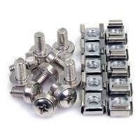 Startech M6 Mounting Screws And Cage Nuts For Server Rack Cabinet (50 Pack)