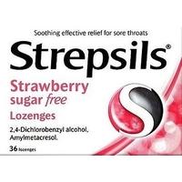 Strepsils Strawberry Sugar Free