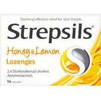 Strepsils lozenges Honey and Lemon 24