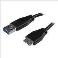 StarTech.com (0.5m/20 inch) Slim SuperSpeed USB 3.0 A to Micro B Cable - M/M