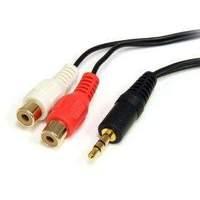 startechcom 6 feet stereo audio cable for 35mm male