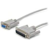 StarTech Cross Wired Serial/Null Modem Cable - DB9F to DB25M (3m)