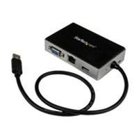 StarTech.com Universal USB 3.0 Laptop Mini Docking Station with VGA Gigabit Ethernet USB 3.0