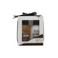Style & Grace Spa Collection Natural Mini Treats Gift Set 100ml Body Lotion + 100ml Body Wash + Rose Shower Flower
