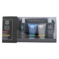 Style & Grace Skin Expert for Him The Travellers Bag Gift Set 120ml Shower Gel + 80ml Aftershave Balm + 80ml Hand Cream + 120ml Shave Gel + Cosmetic B