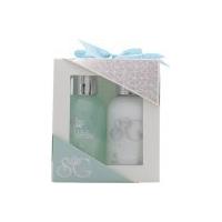 Style & Grace Puro Mini Pamper Treats Gift Set 100ml Body Wash + 100ml Body Lotion + Rose Shower Flower