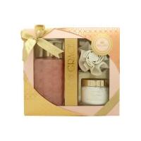 Style & Grace Utopia Bathroom Treats 500ml Bath Cream + 170ml Body Butter + Shower Flower