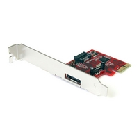 StarTech 1x eSATA 3 + 1x Internal SATA3 Controller Card - PCI Express