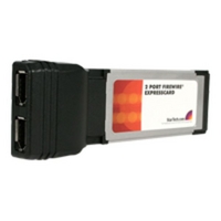 StarTech.com 2 Port ExpressCard 1394a FireWire Laptop Adapter Card