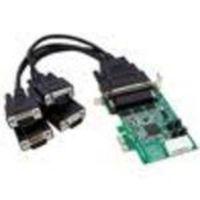 startechcom 4 port low profile native rs232 pci express serial card wi ...