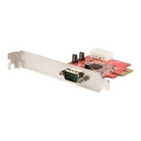 startech 1 port pci express rs232 serial adapter card with 16950 uart  ...