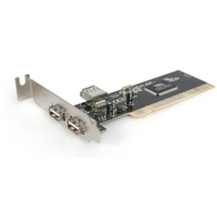Startech Low Profile 2 Port PCI USB 2.0 - Card (2+1 Internal Ports) Uk