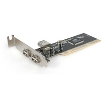 startech low profile 2 port pci usb 20 card 21 internal ports uk