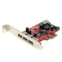 StarTech.com 4 Port USB 3.0 PCI Express Card with UASP - SATA Power