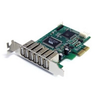 StarTech.com 7 Port PCI Express Low Profile High Speed USB 2.0 Adapter Card