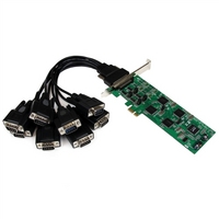 StarTech.com 8 Port PCI Express (PCIe) RS-232/422/485 Serial Card - 4 x RS232 4 x RS422 / RS485