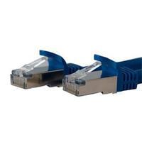 StarTech.com 3 ft Cat 6a Blue Shielded Molded 10 Gigabit RJ45 STP Cat6a Patch Cable