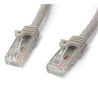 StarTech.com 15 ft Gray Gigabit Snagless RJ45 UTP Cat6 Patch Cable