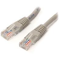 StarTech.com 50 ft Cat5e Gray Molded RJ45 UTP Cat 5e Patch Cable