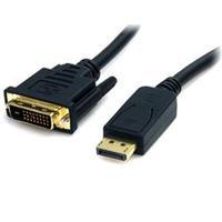 startechcom 6 ft displayport to dvi cable mm