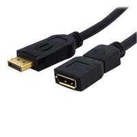 startechcom 6 ft displayport video extension cable mf