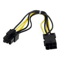 startechcom 8in 6 pin pci express power extension cable