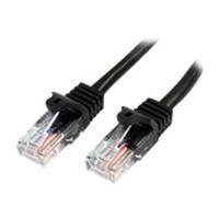 StarTech.com 0.5m Black Cat5e Patch Cable