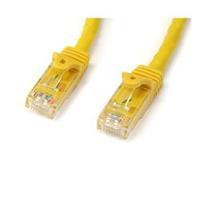 StarTech.com 15 ft Yellow Gigabit Snagless RJ45 UTP Cat6 Patch Cable