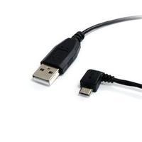 StarTech.com 6 ft Micro USB Cable A to Left Angle Micro B