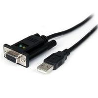 startechcom 1 port usb to null modem rs232 db9 serial dce adapter cabl ...