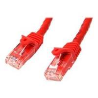 StarTech.com Cat6 patch cable with snagless RJ45 connectors 1M red