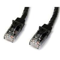 startechcom 25 ft black gigabit snagless rj45 utp cat6 patch cable