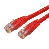 StarTech.com 3 ft Cat 6 Red Molded RJ45 UTP Gigabit Cat6 Patch Cable