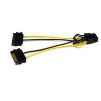 startechcom 6in sata power to 8 pin pci express video card power cable ...
