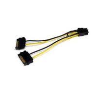 startechcom 6in sata power to 6 pin pci express video card power cable ...