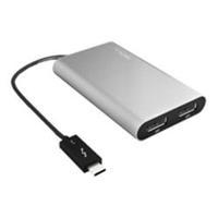 StarTech.com Thunderbolt 3 to Dual DisplayPort Adapter - 4k 60Hz