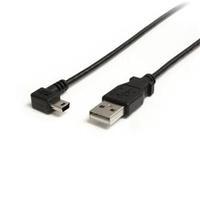 startechcom 6 ft mini usb cable a to right angle mini b