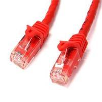 startechcom 15m red gigabit snagless rj45 utp cat6 patch cable