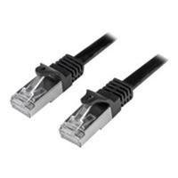 StarTech.com 0.5m Black Cat6 / Cat 6 Shielded (SFTP) Patch Cable