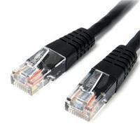 StarTech.com 3 ft Cat5e Black Molded RJ45 UTP Cat 5e Patch Cable