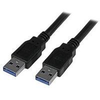 startechcom 6 ft black superspeed usb 30 cable a to a mm