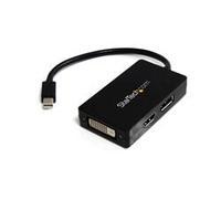 StarTech.com Mini DisplayPort to DisplayPort / DVI / HDMI Adapter ? 3-in-1 mDP Converter