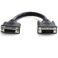 StarTech.com 6in DVI-I Dual Link Digital Analog Port Saver Extension Cable M/F