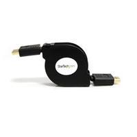 StarTech.com 4ft Retractable High Speed HDMI Cable - HDMI to HDMI Micro - M/M