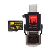 strontium nitro 466x microsdxc 128gb mobile kit