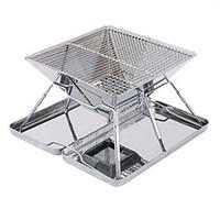 stainless steel folding barbecue grill rack portable barbecue stove