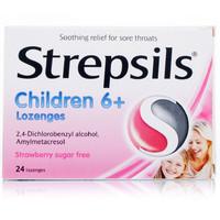 Strepsils for Children Strawberry Sugar Free