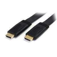 StarTech (1 Meter) Flat High Speed HDMI Cable with Ethernet - HDMI - M/M